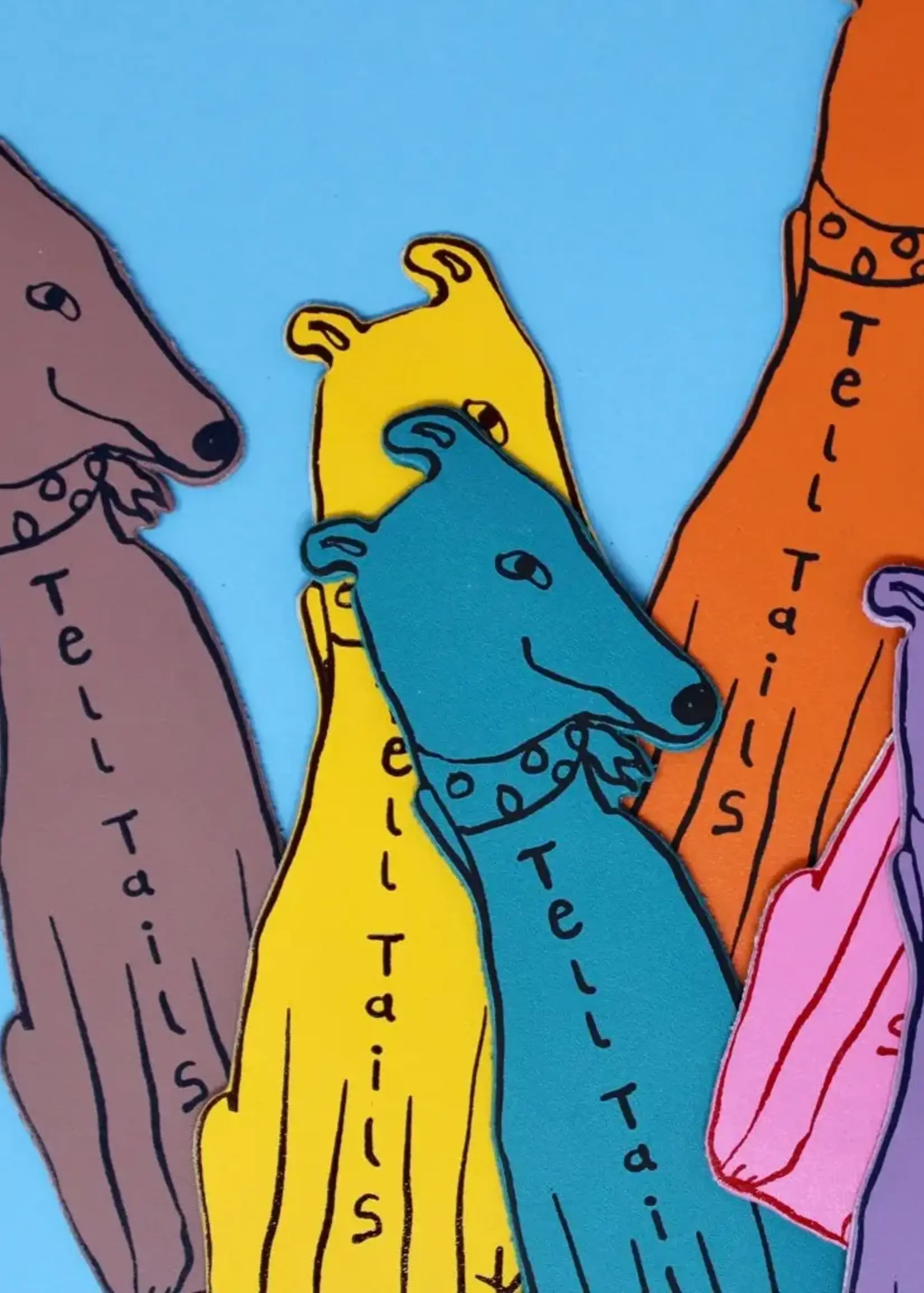 Ark Colour Design Marque-page Chien en Cuir Véritable 100 % – Fabriqué en Écosse
