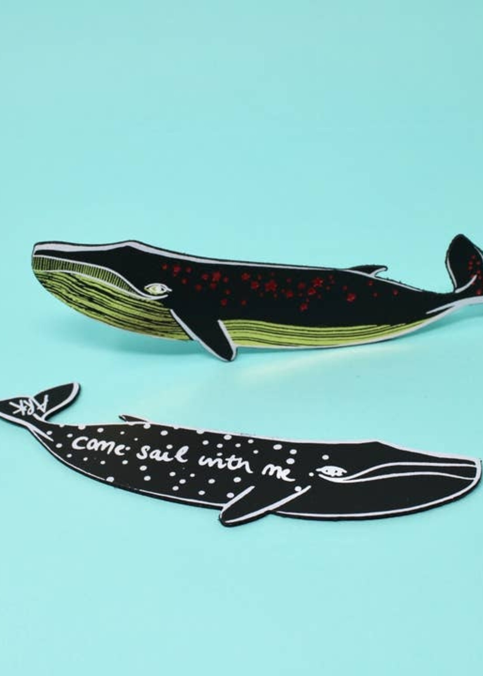 Ark Colour Design Bladwijzer Walvis van 100% Echt Leer – Gemaakt in Schotland