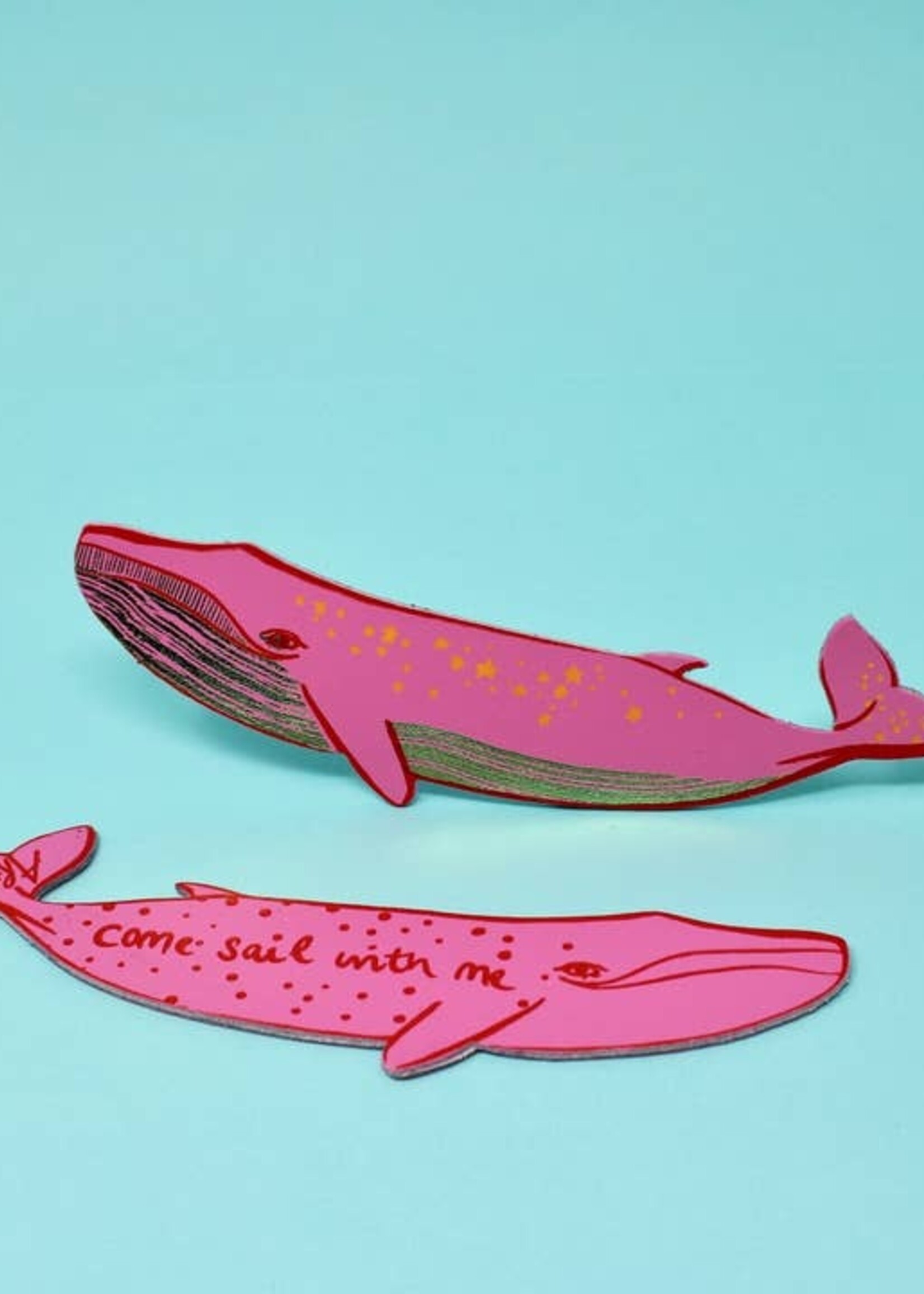 Ark Colour Design Bladwijzer Walvis van 100% Echt Leer – Gemaakt in Schotland