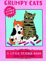 skittledog Livre d'autocollants Grumpy Cats & Other Stuff
