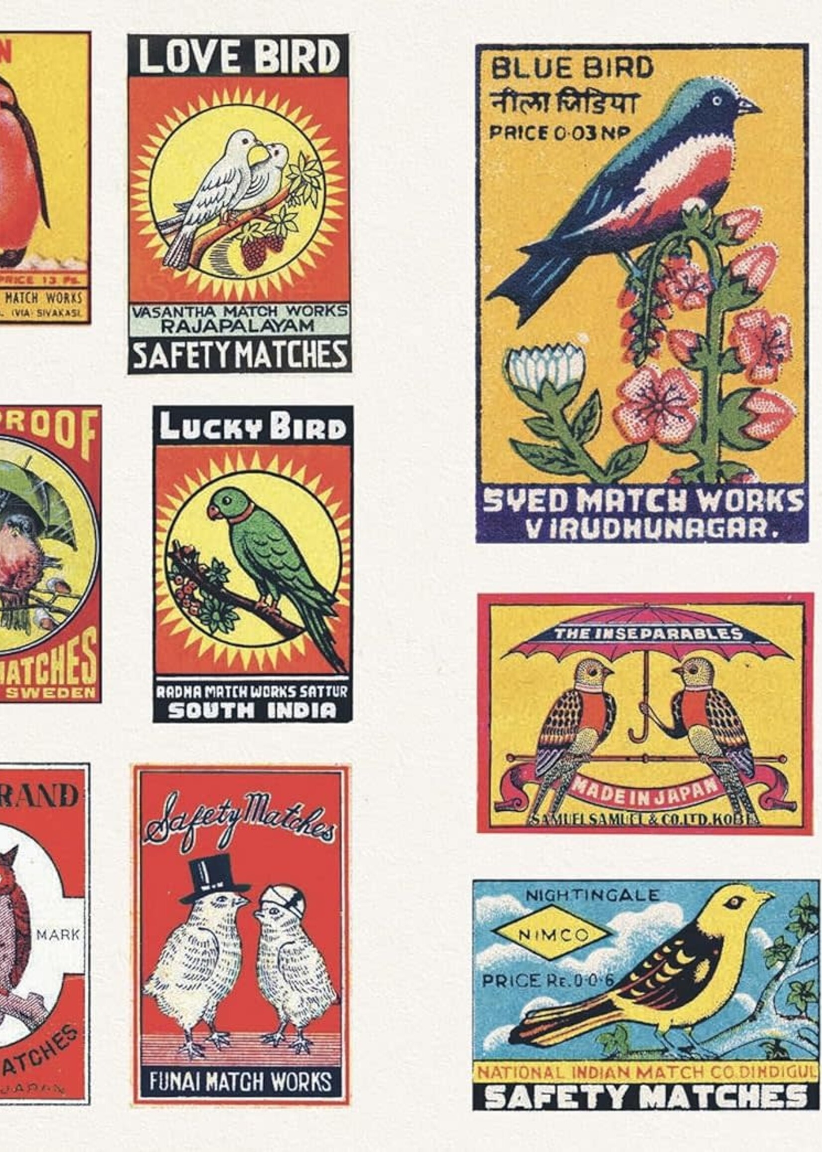 skittledog Sticker Book Vintage Matchboxes – Over 500 Retro Matchbox Stickers