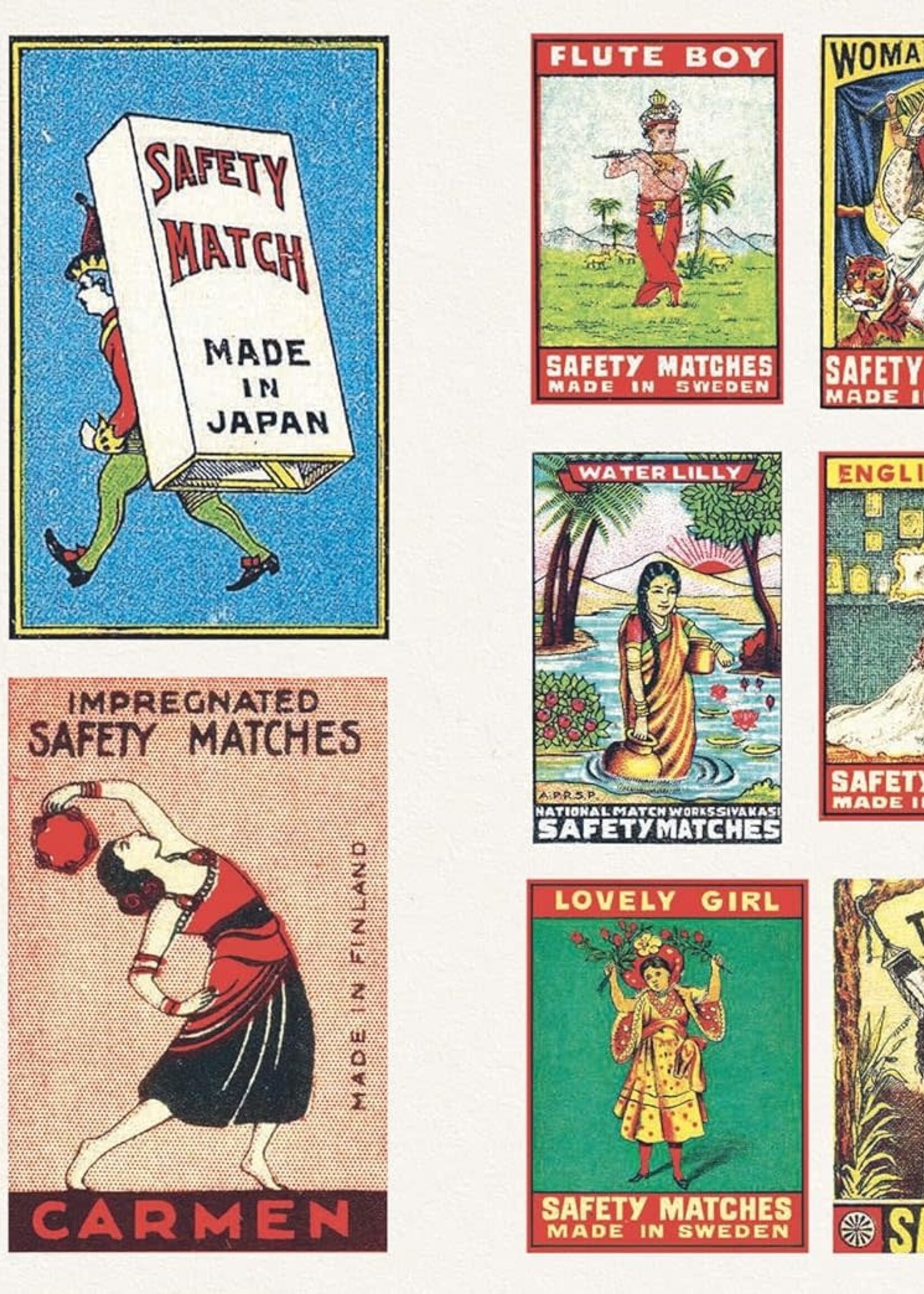 skittledog Livre d'autocollants Boîtes d'Allumettes Vintage – Plus de 500 autocollants rétro