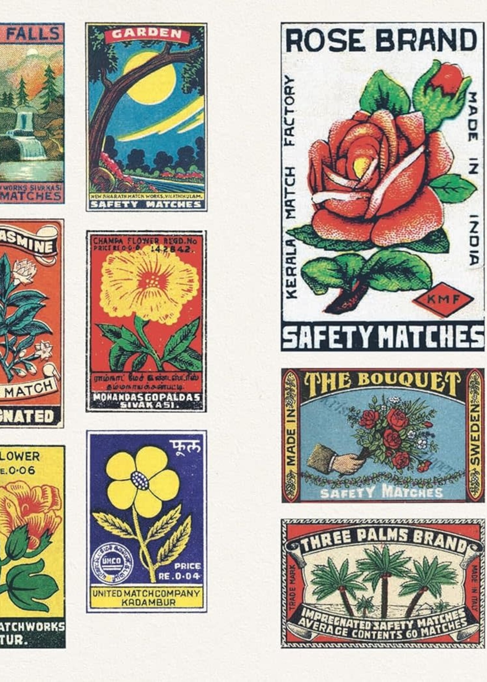 skittledog Sticker Book Vintage Matchboxes – Over 500 Retro Matchbox Stickers
