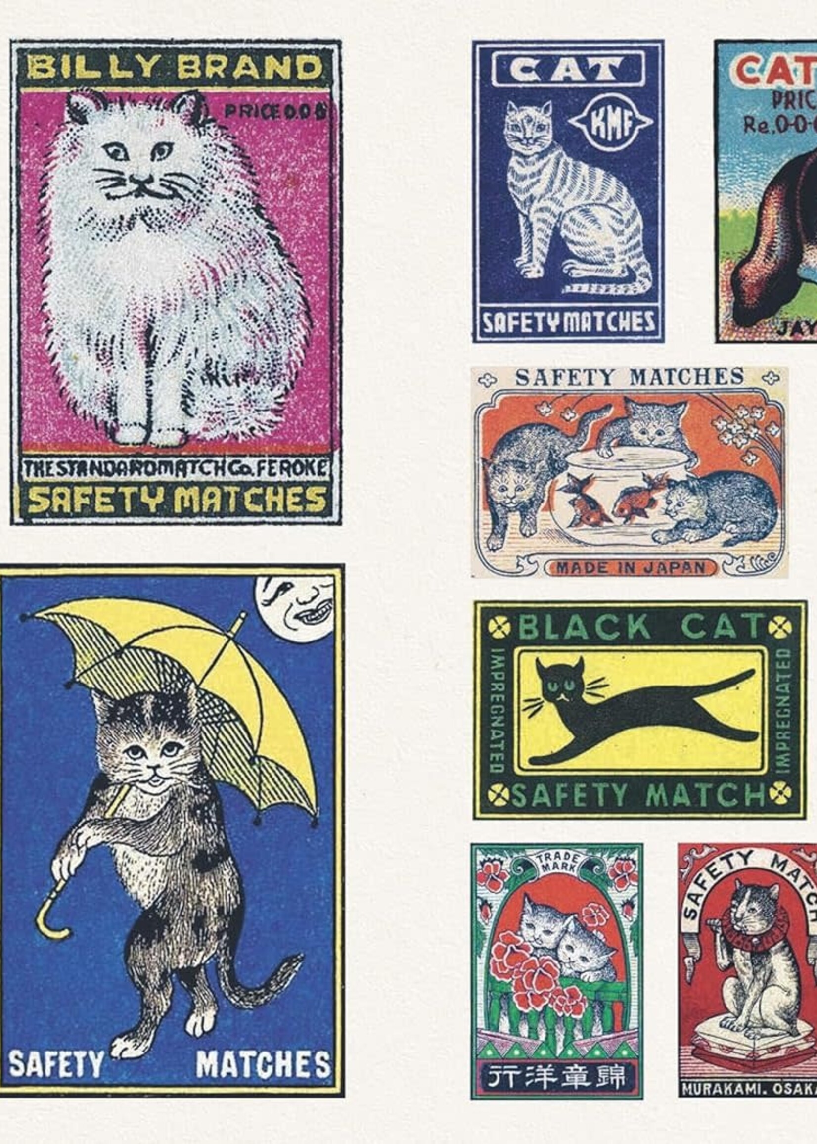 skittledog Stickerboek Vintage Matchboxes – Meer dan 500 retro luciferdoosjes stickers