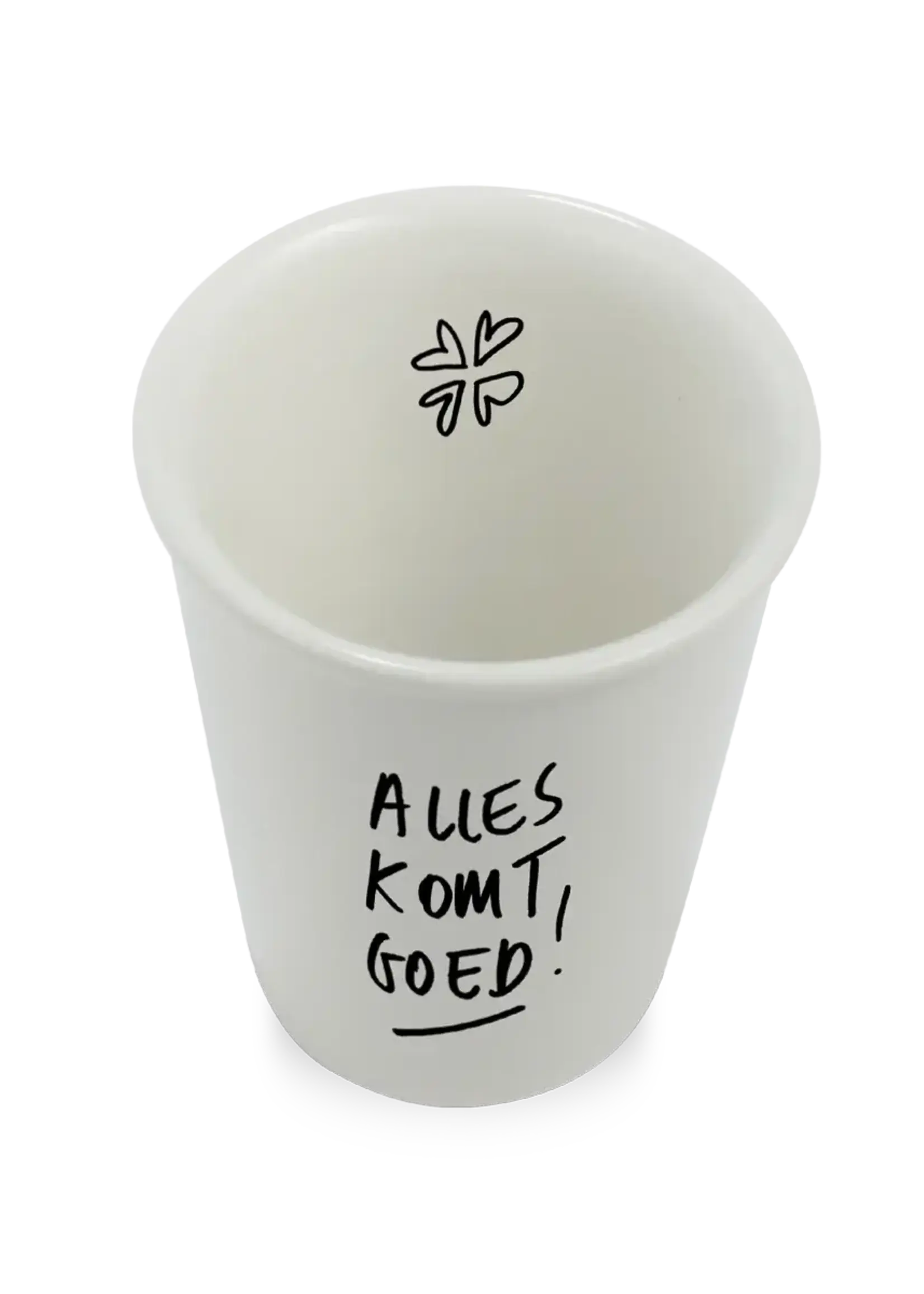 PORSELEINEN BEKER - Alles komt goed