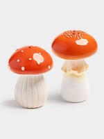 &klevering Salière et poivrière champignons rouges