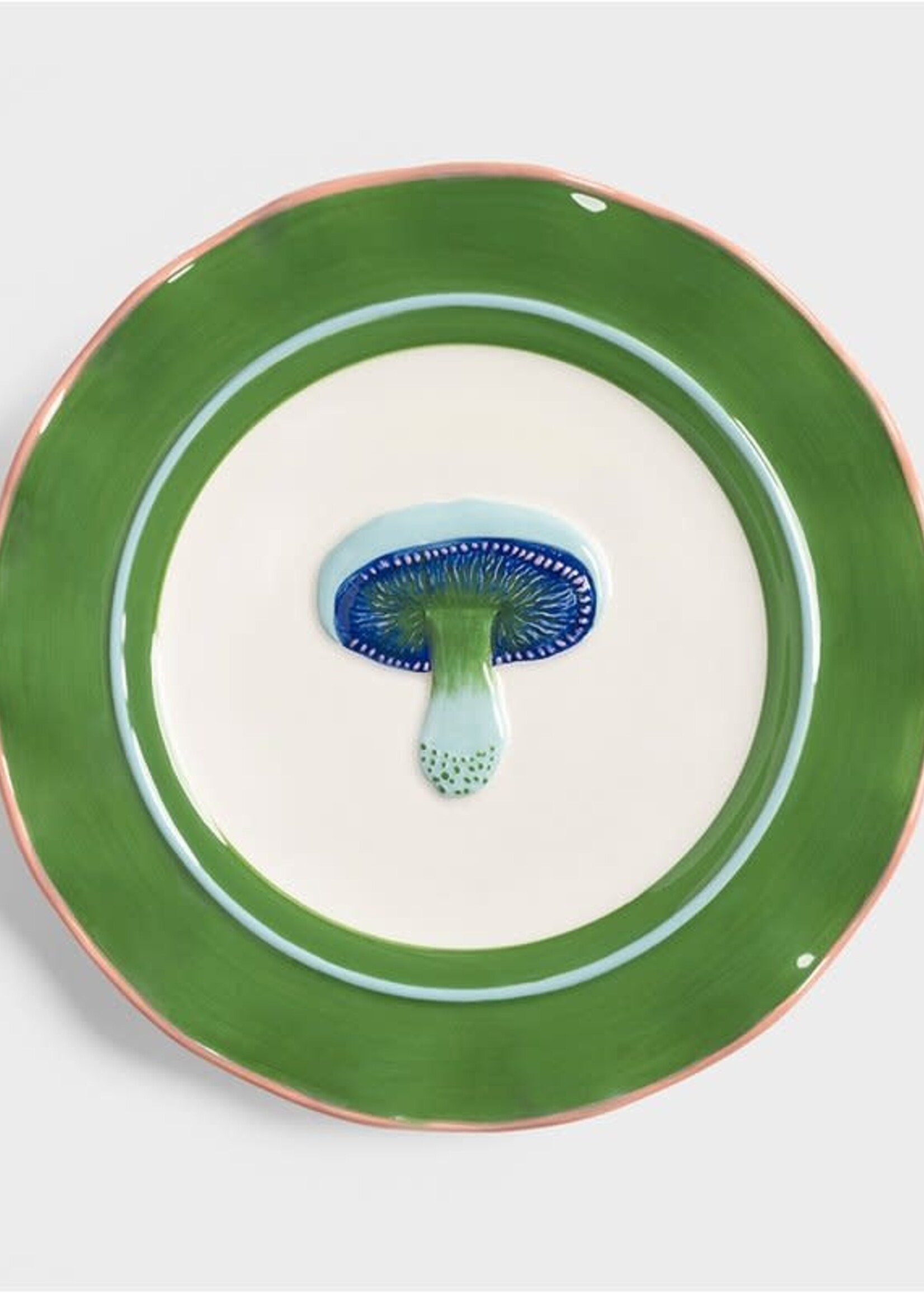 &klevering Quatre petites assiettes Magic Mushroom aux motifs de champignons