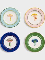 &klevering Assiettes champignons – lot de 4