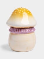 &klevering Yellow mushroom jar – small