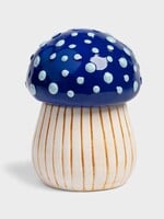 &klevering Paddenstoelpot blauw – middelgroot