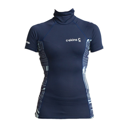 C-Skins UV Skins Womens SS Turtle Neck Vest C-Skins UV Skins Womens SS Turtle Neck Vest