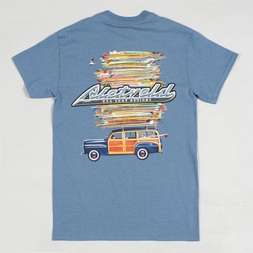 Rietveld "Got Boards" Short Sleeve Tee Indigo Blue Rietveld "Got Boards" Short Sleeve Tee Indigo Blue