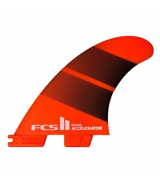 fcs FCS ll Accelerator PC Large Red/Black Tri Retail Fins