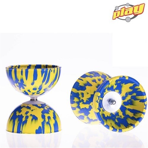 Rainbow diabolo 105 mm 260 gr Yellow - Blue Rainbow diabolo 105 mm 260 gr Yellow - Blue