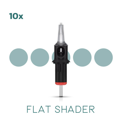Cheyenne Needle Cartridges - Flat Shaders - Box of 10 Cheyenne Needle Cartridges - Flat Shaders - Box of 10