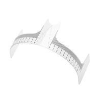 Plastic Eyebrow Ruler (Raised Bridge)