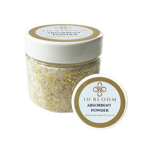 In Bloom Absorbent Powder with Gold Flakes