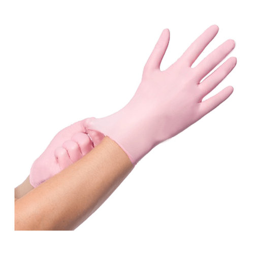 Premium - Nitril Handschoenen - Roze - 100 stuks Premium - Nitril Handschoenen - Roze - 100 stuks