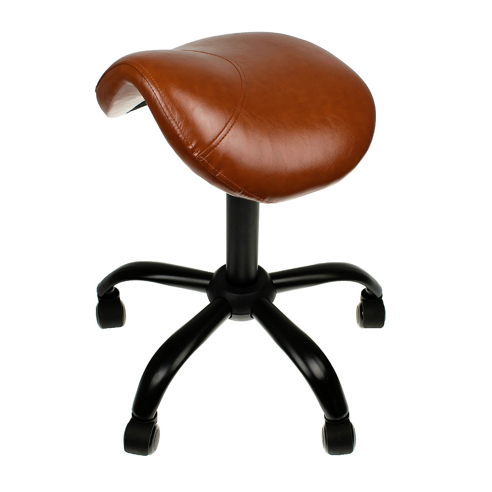 leather saddle chair