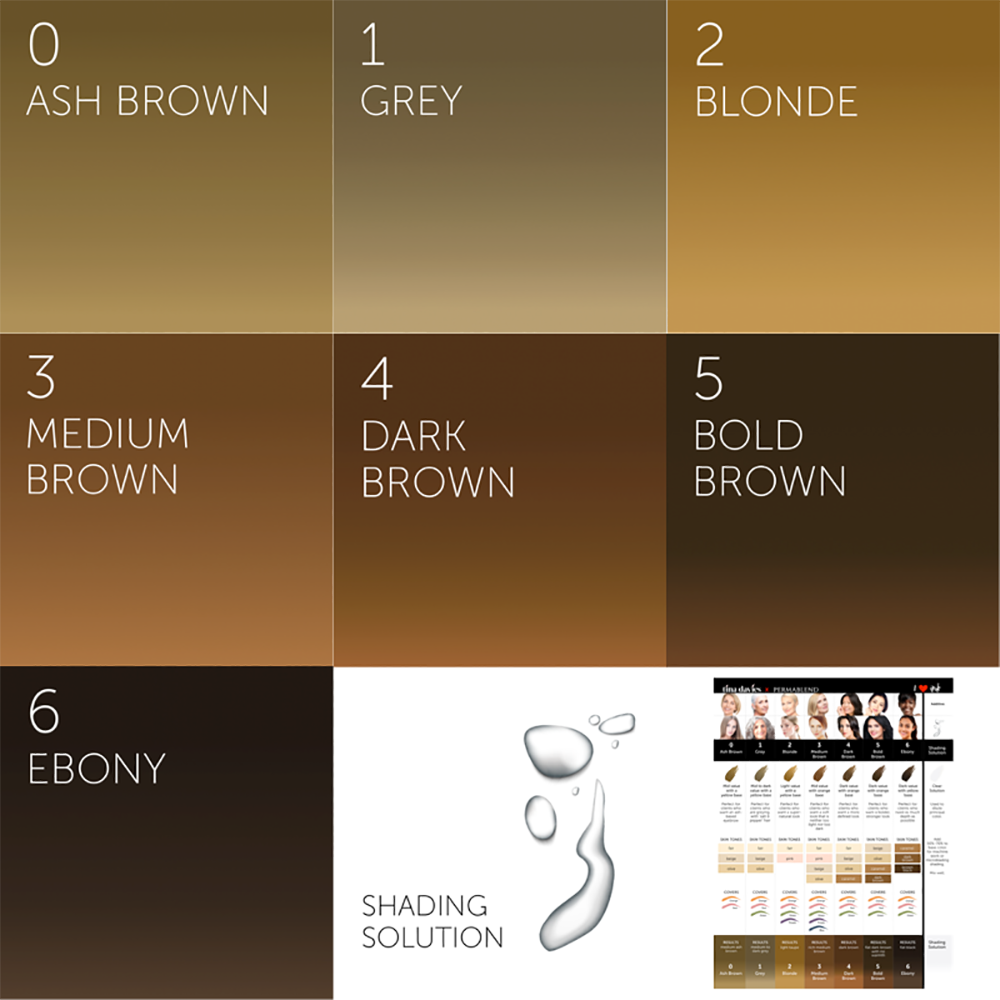 Tina Davies Pigment Chart