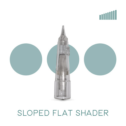 In Bloom Finesse Needle Cartridges - Sloped Flat Shaders - Box of 10 In Bloom Finesse Needle Cartridges - Sloped Flat Shaders - Box of 10