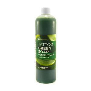 AloeTattoo Green Soap Concentrate - 500 ml / 16.9 oz
