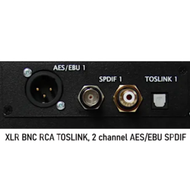 Audiopraise VanityPRO 1xXLR 1xBNC 1xRCA 1xToslink output board