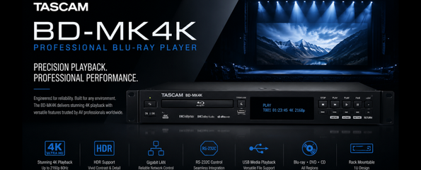 Tascam BD-MK4K MultiZone + MultiRegion