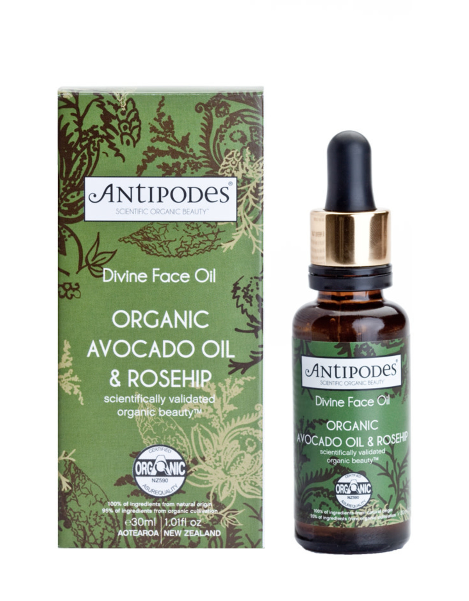 Antipodes Divine Face Oil with Rosehip & Avocado Oil 30ml