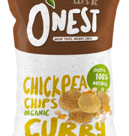 Onest Chickpea Chips Organic Curry 75g