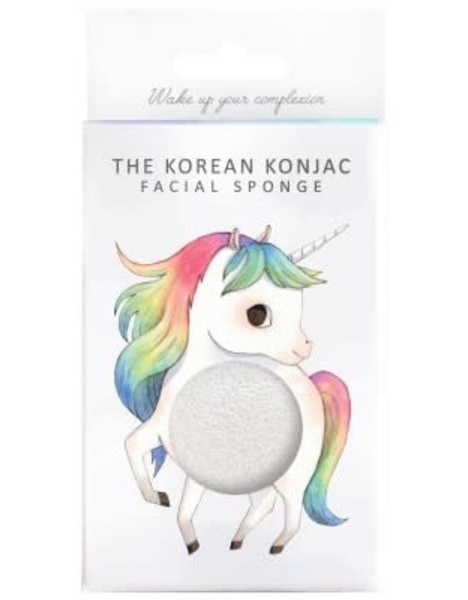 The Konjac Sponge Company Konjac Sponge Mythical Unicorn Prancing Box and Hook White