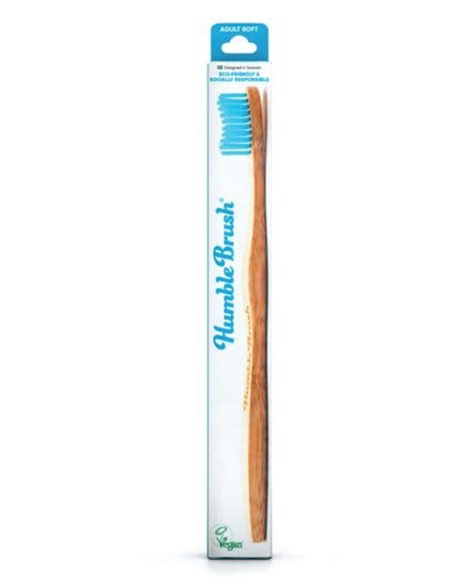 The Humble Co. Humble Brush Bamboe tandenborstel Blue Ultra Soft