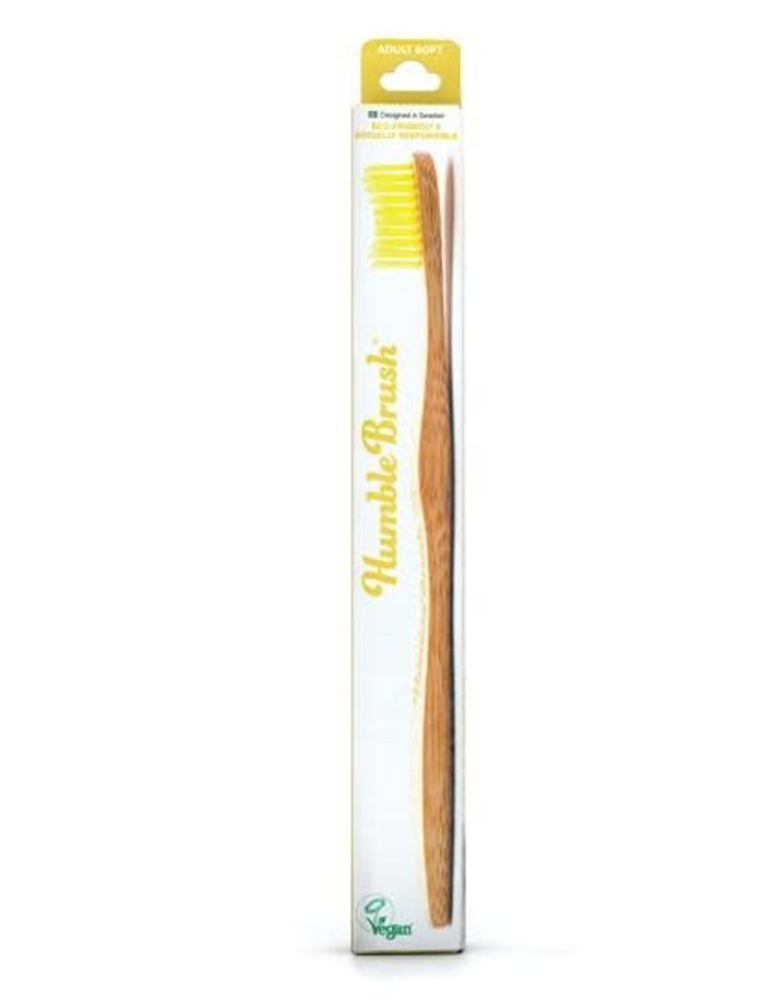 The Humble Co. Humble Brush Bamboe tandenborstel Yellow Ultra Soft