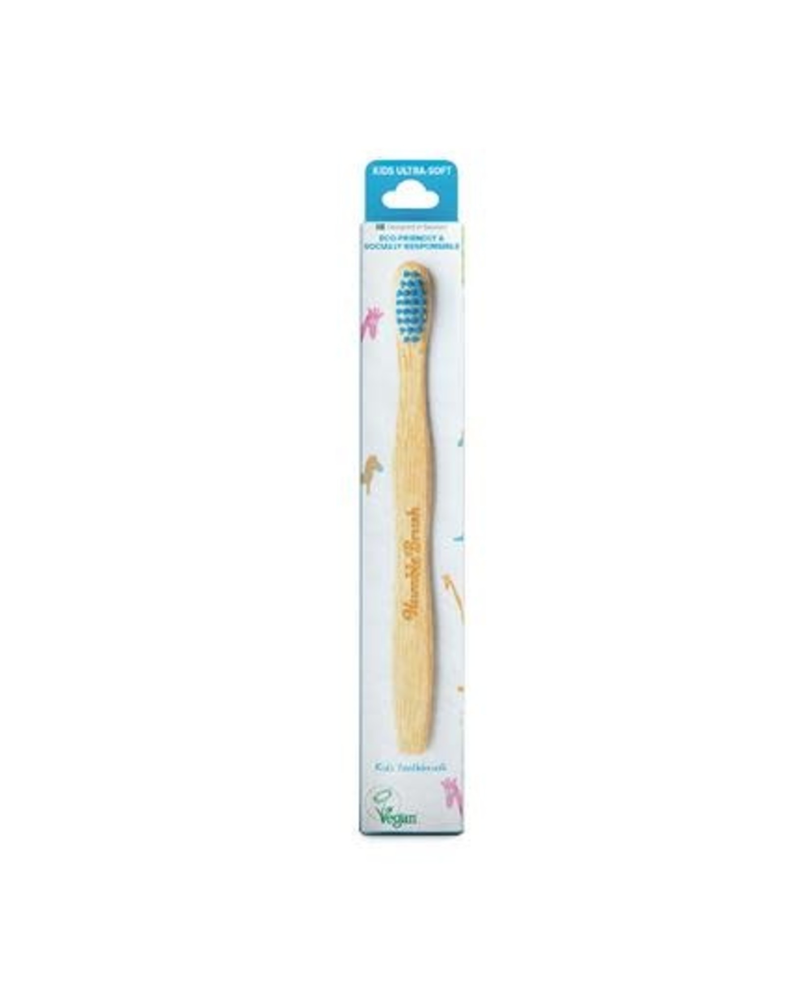 The Humble Co. Humble Brush Bamboe tandenborstel Kids Blue Ultra Soft