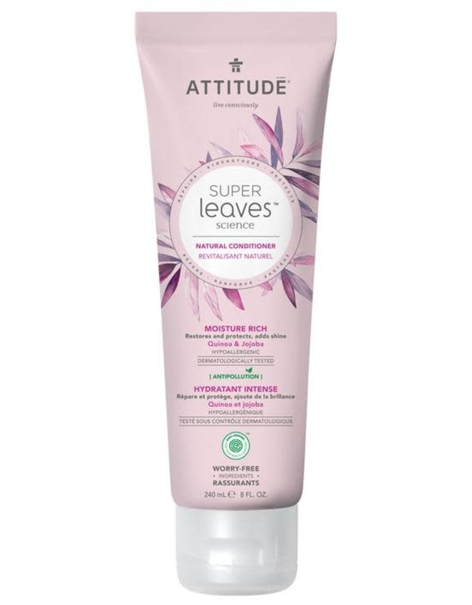 Attitude Super Leaves Natural Conditioner Moisture Rich Quinoa & Jojoba 240ml