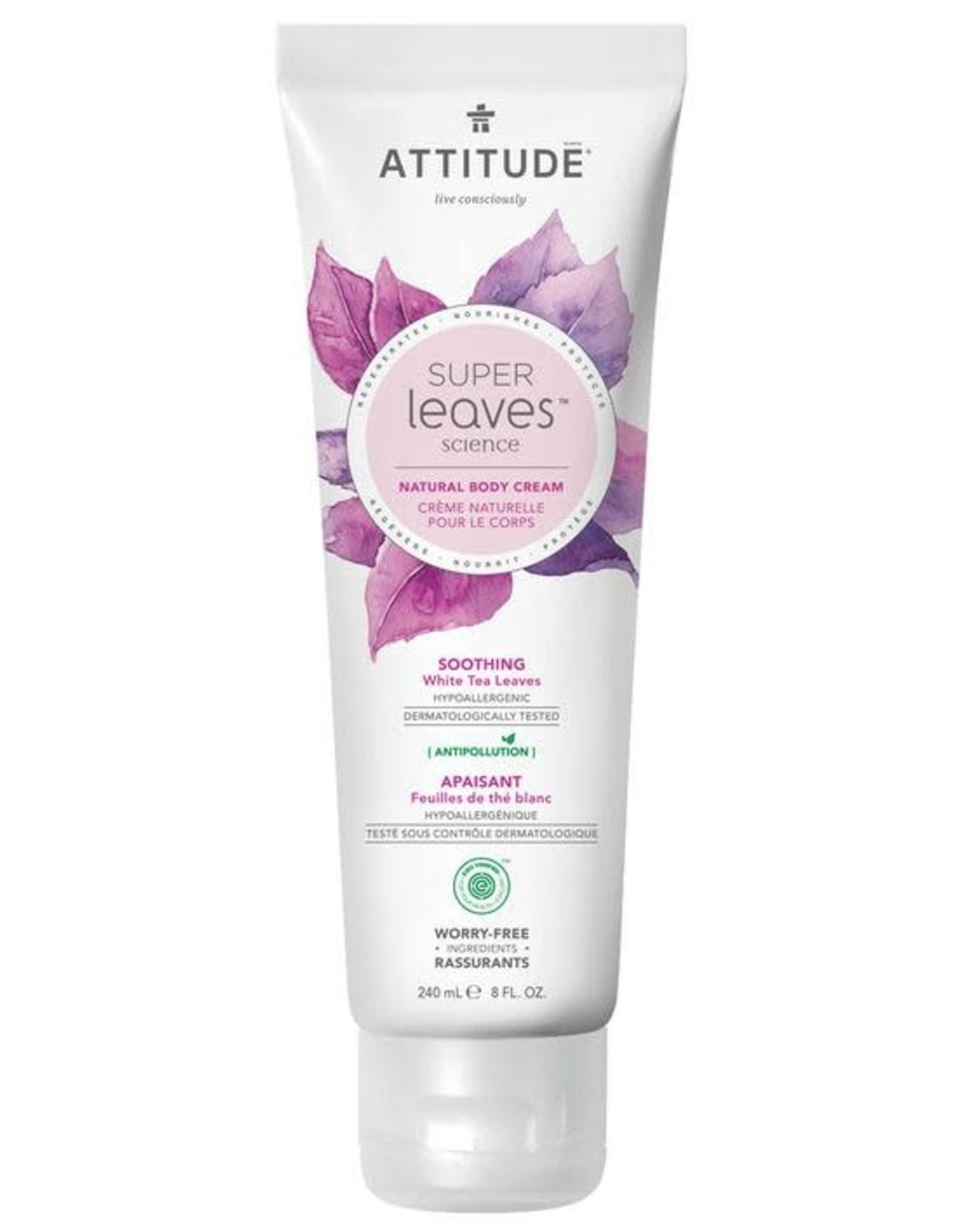 Attitude Super Leaves Natural Body Cream Soothing 240ml