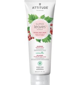 Attitude Super Leaves Natural Body Cream Glowing 240ml