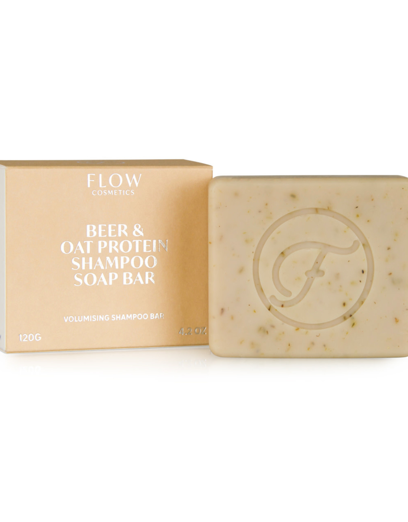 Flow Cosmetics Shampoo Soap Bar Beer & Oat Protein voor fijn en dun haar 120 g