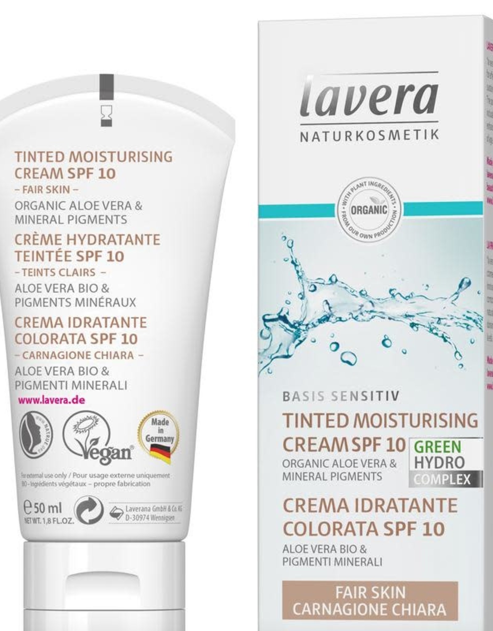 Lavera Getinte dagcreme/moisturising cream light 50 ml