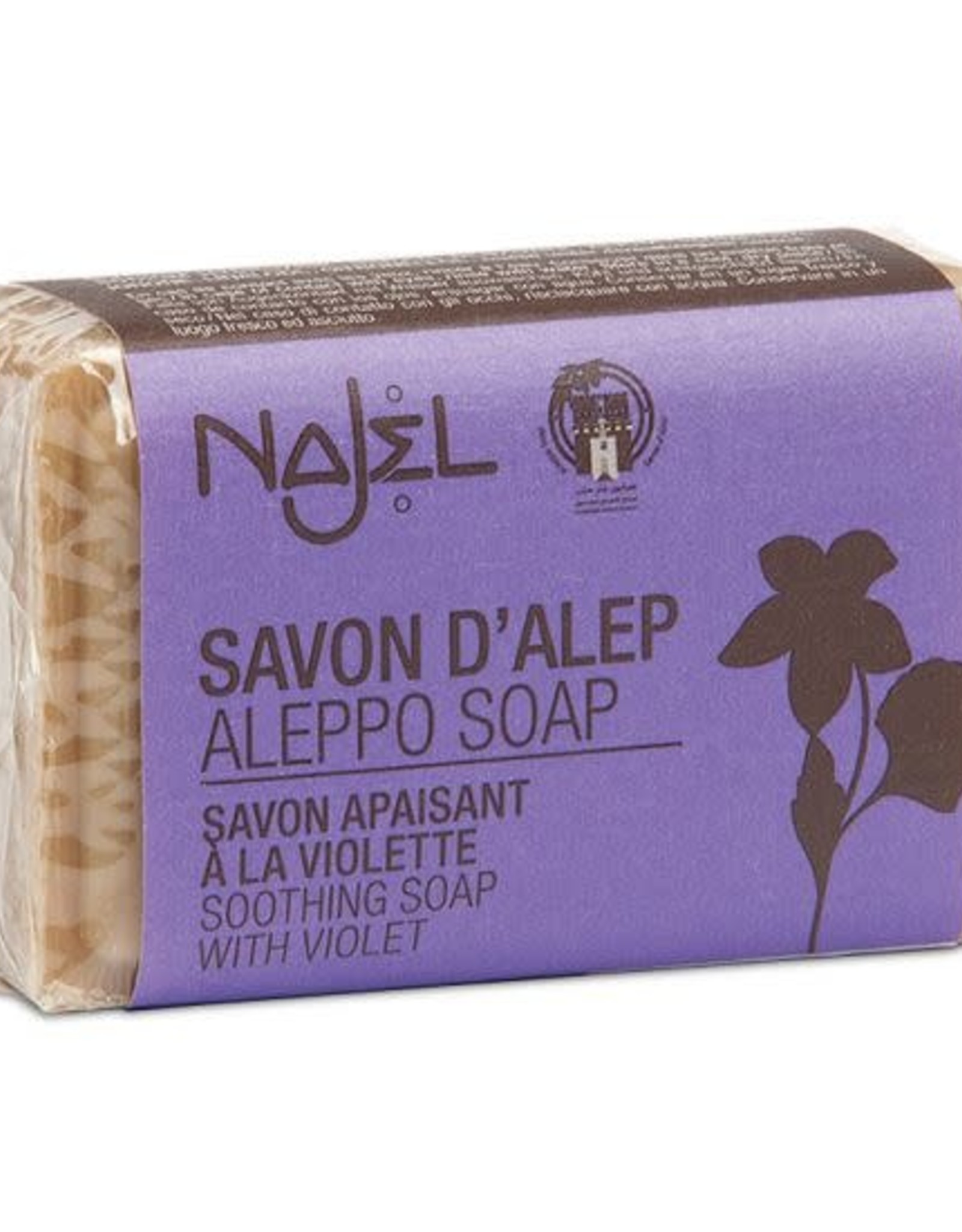 Najel Aleppo zeep olijf viooltjes 100g