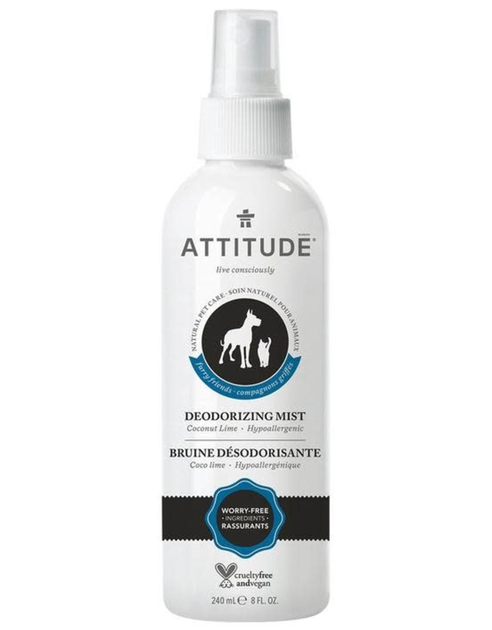 Attitude Attitude Furry Friends - Deodorizing Mist Hond 240 ml