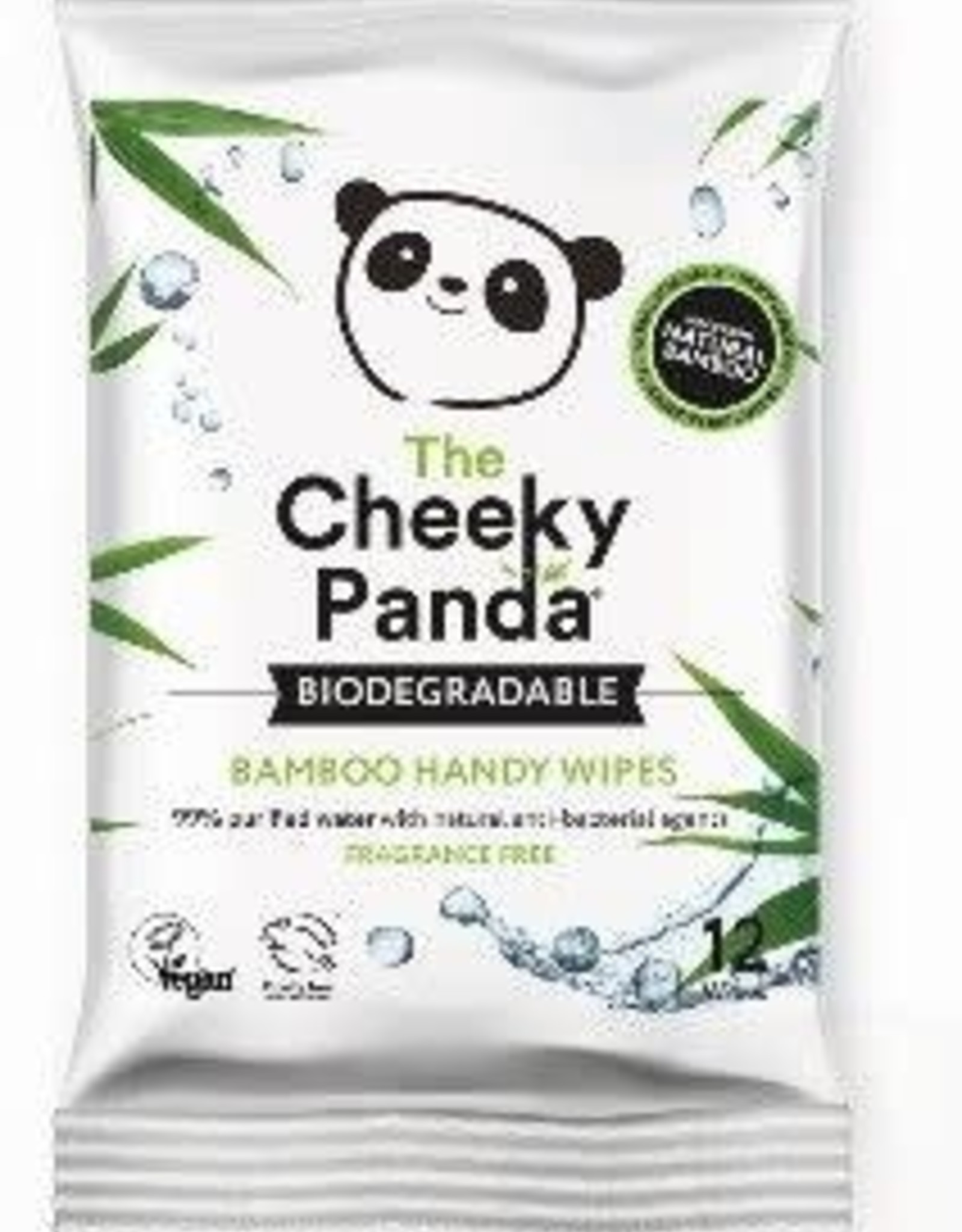 The Cheeky Panda The Cheeky Panda - Bamboo Billendoekjes Reisverpakking 12 wipes