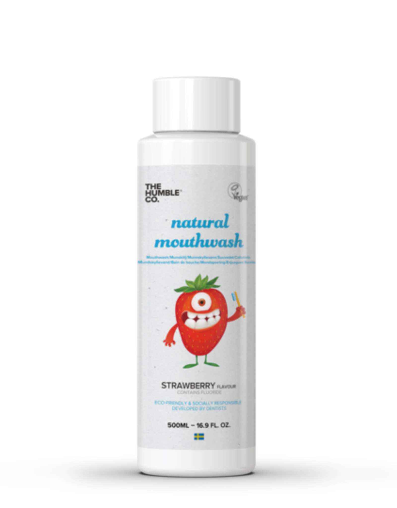 The Humble Co. HUMBLE MOUTHWASH KIDS STRAWBERRY FLAVOUR 500ml