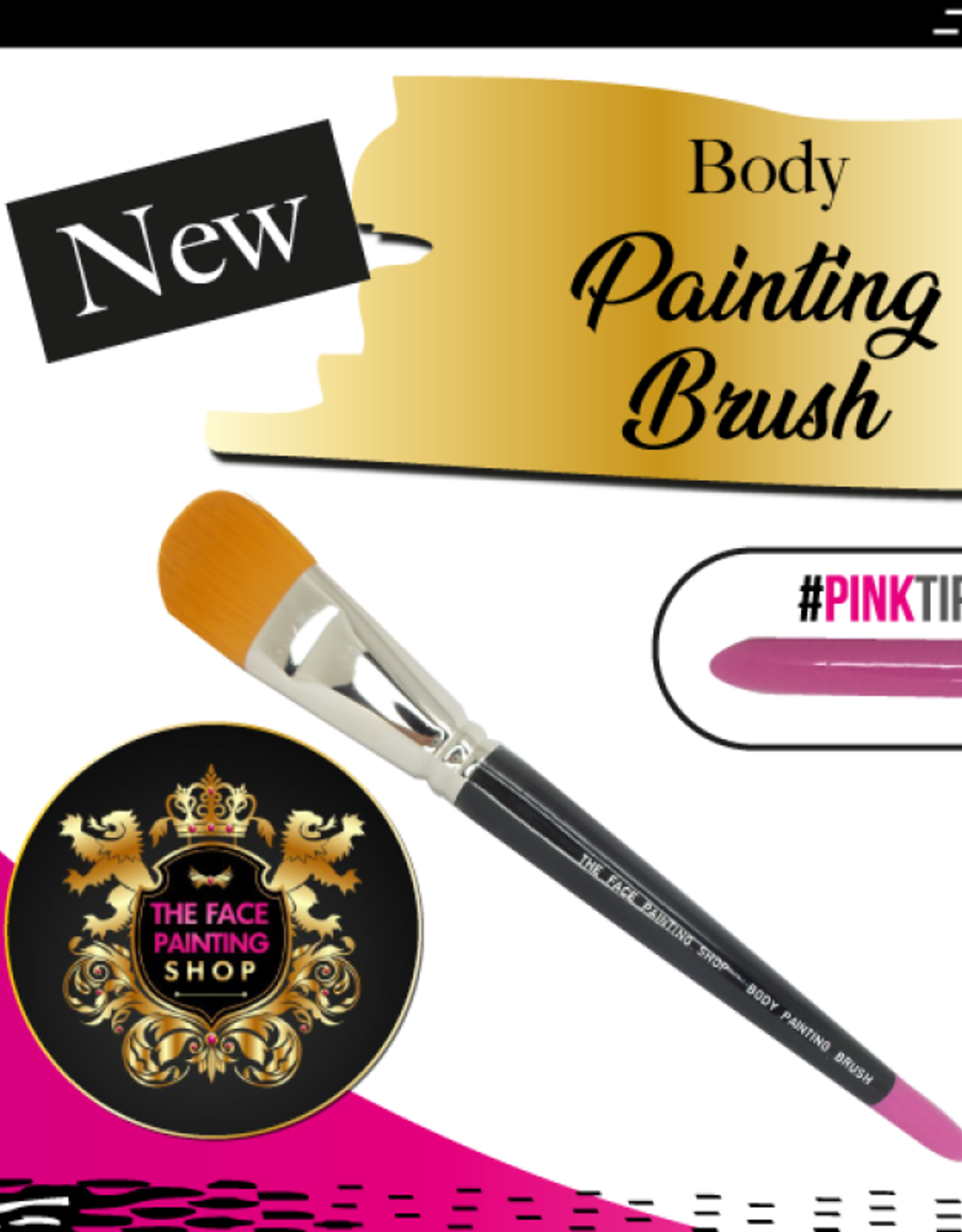 Pink Tips Pink Tips Brush - body painting brush