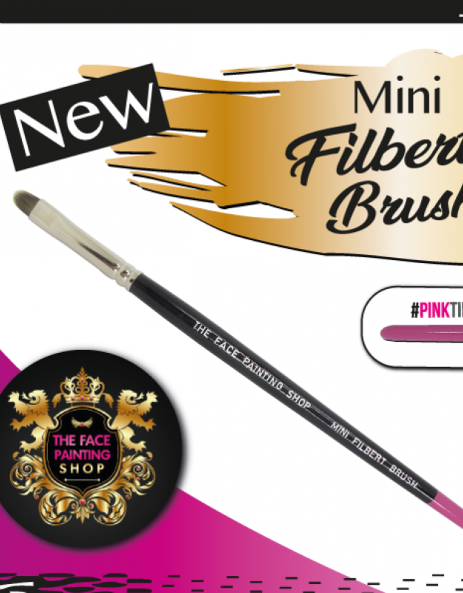 Pink Tips Pink Tips Brush - mini filbert brush