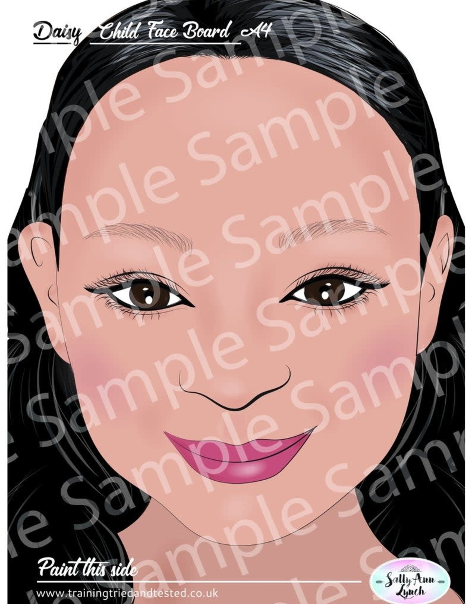 Sally-Ann  Lynch Sally-Ann Lynch - Daisy Front Face Practice Board A4