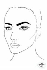 Sally-Ann  Lynch Sally-Ann Lynch - female side profile - left - Practice Board A4 (0036)