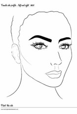 Sally-Ann  Lynch Sally-Ann Lynch - female side profile - Practice Board A4 (0032)