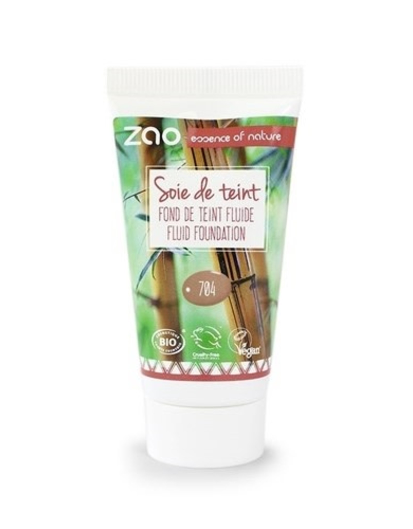Zao ZAO Refill Vloeibare Foundation 704 (Neutral) 30ml