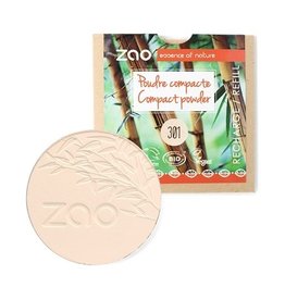 Zao ZAO Bamboe Compact poeder Refill 301 (Ivory)